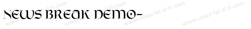 News break Demo字体转换